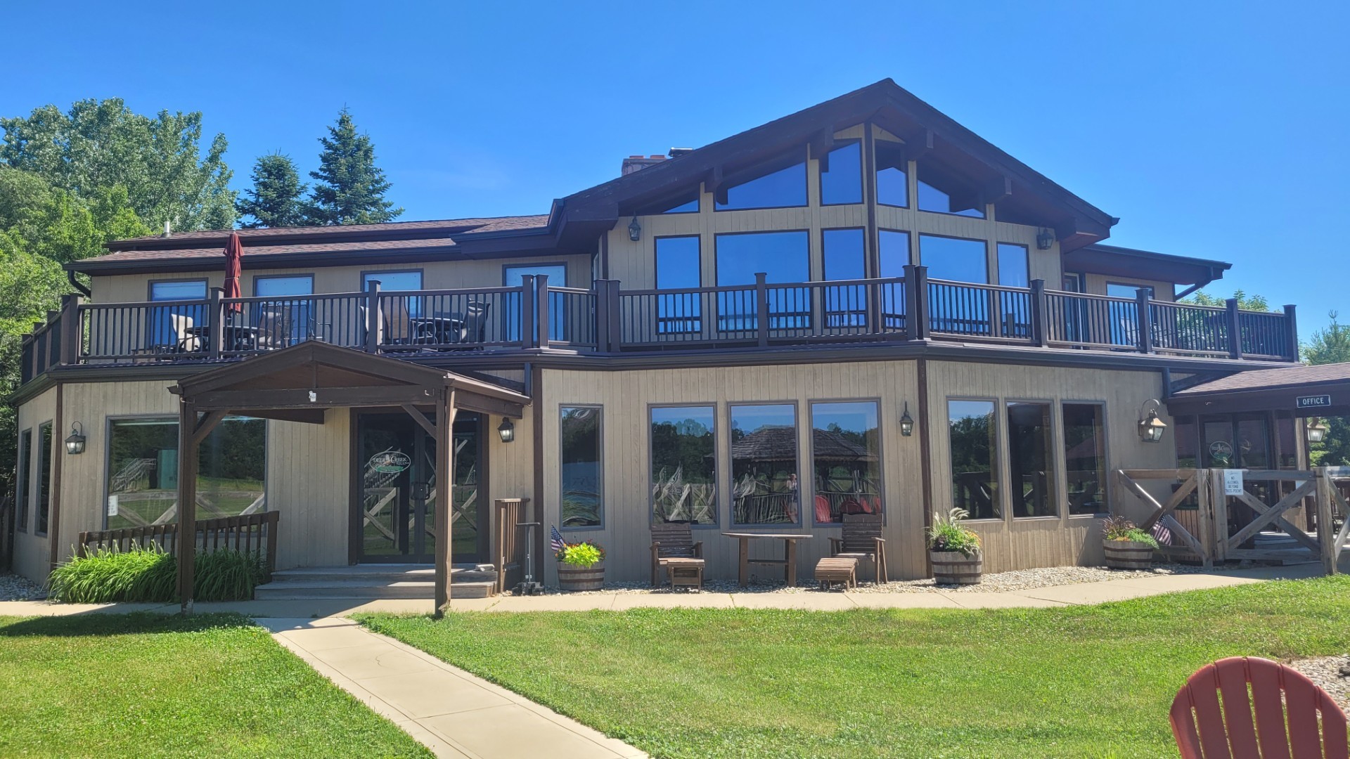 Clubhouse outside